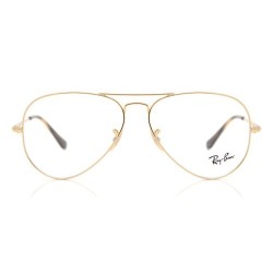 Ray Ban 6489 colore 2500 Aviator Optics 55-14-occhiali da vista -Lentiacontatooocchiali